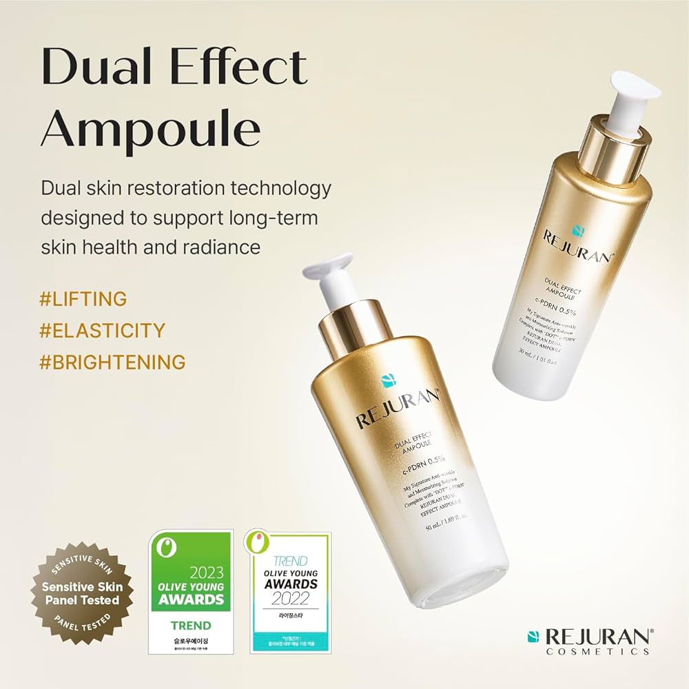 REJURAN - Dual Effect Ampule - 50ml | Ampoule Reparadora con c-PDRN y Péptidos