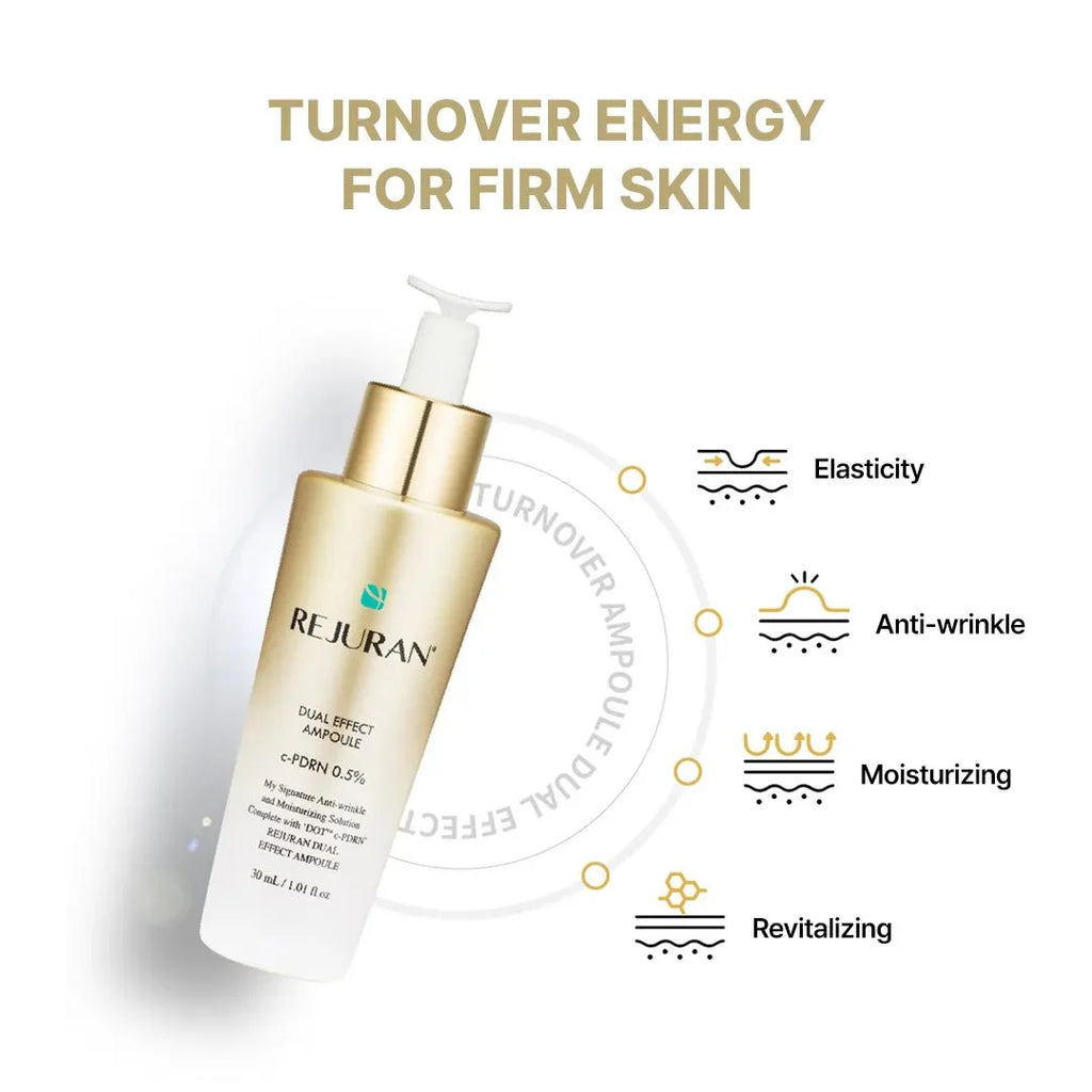 REJURAN - Dual Effect Ampule - 50ml | Ampoule Reparadora con c-PDRN y Péptidos
