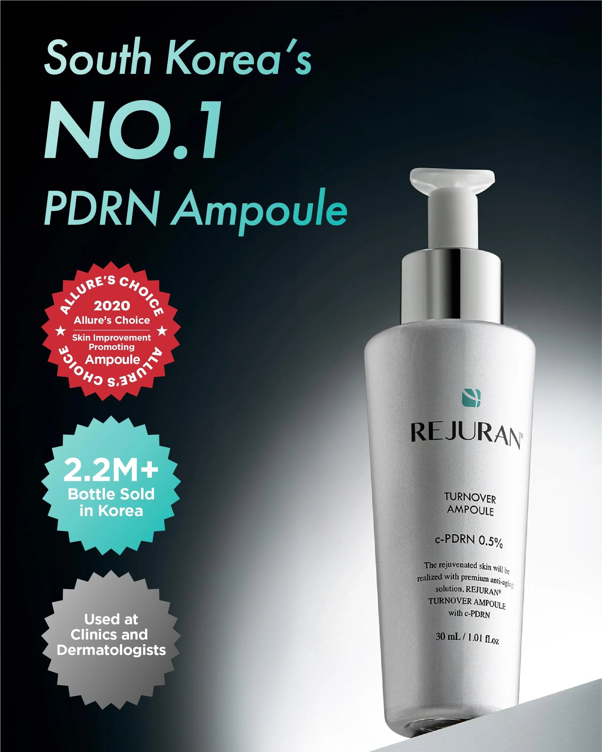 REJURAN - Turnover Ampoule - 50ml | Ampoule Regeneradora con c-PDRN