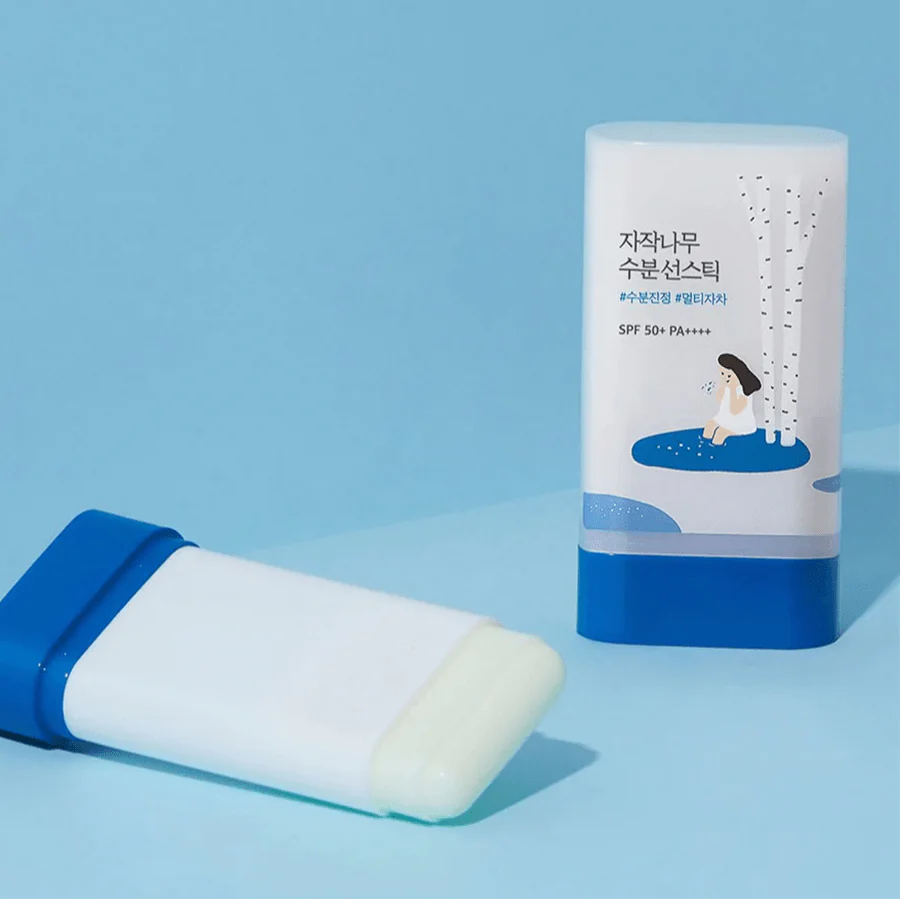 Round LaRound Lab - Birch Juice Moisturizing Sun Stick - 19g | Protector Solar Hidratante con Savia de Abedul