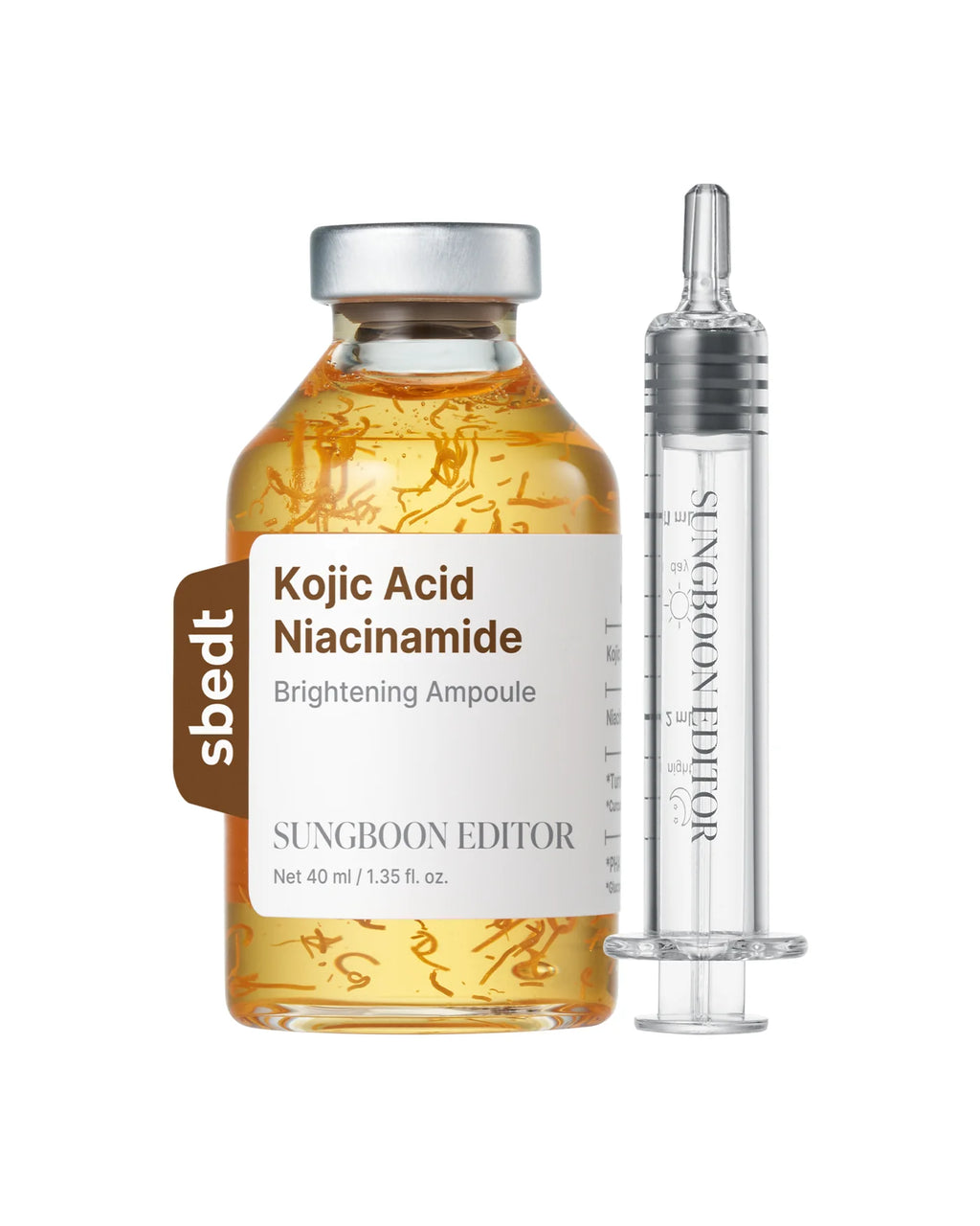 Sungboon Editor - Kojic Acid Niacinamide Brightening Ampoule - 40ml | Ampoule Iluminadora para Manchas con Ácido Kójico y Niacinamida