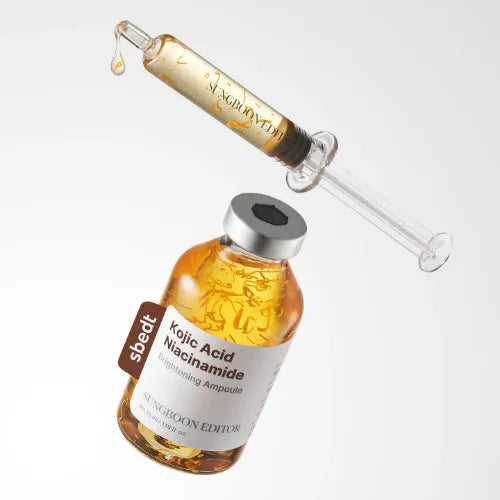 Sungboon Editor - Kojic Acid Niacinamide Brightening Ampoule - 40ml | Ampoule Iluminadora para Manchas con Ácido Kójico y Niacinamida