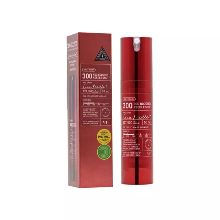 VT - Red Booster Reedle Shot 100 - 50ml | Booster Antioxidante para Firmeza, Luminosidad y Manchas