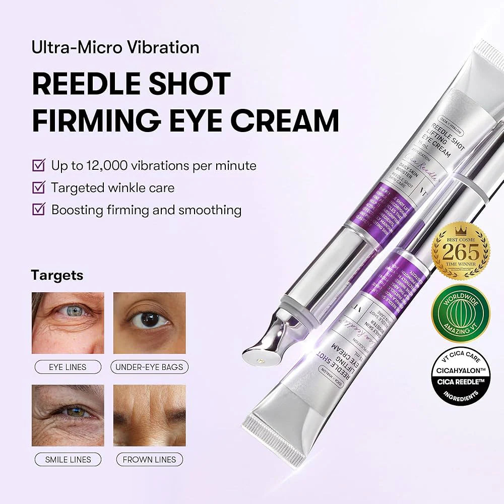VT - Reedle Shot Lifting Eye Cream 15ml | Contorno de Ojos Reafirmante para Arrugas y Ojeras